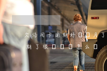 欠信用卡逾期好幾個月了(信用卡欠款兩萬逾期了很長時間怎么辦)
