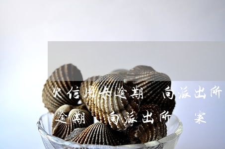 欠信用卡逾期會向派出所報案嗎-欠信用卡逾期會向派出所報案嗎知乎