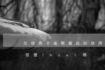 欠信用卡逾期被起訴（信用卡逾期法院判決短信號(hào)碼）