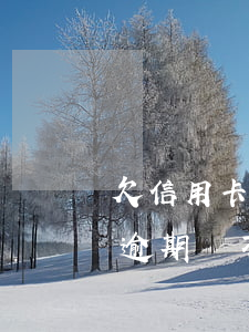 欠信用卡逾期還不如去坐牢(欠信用卡兩萬多逾期還不上會(huì)坐牢嗎)
