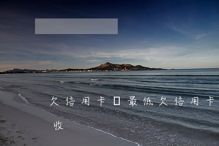 欠信用卡還最低(欠信用卡最低還款利息怎么收)
