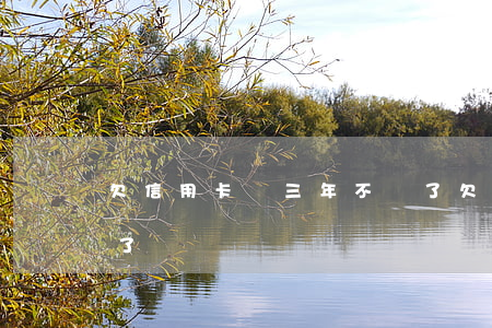 欠信用卡錢三年不還了(欠信用卡錢三年不還了)