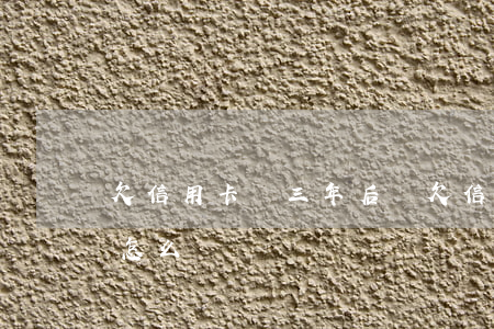 欠信用卡錢三年后還(欠信用卡錢三年后還款怎么辦)