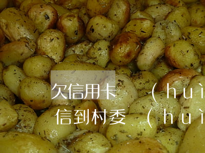 欠信用卡錢會(huì)不會(huì)寄信到村委會(huì)-欠信用卡錢會(huì)不會(huì)寄信到村委會(huì)呢