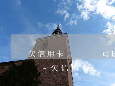 欠信用卡錢沒錢還可以協(xié)商分期嗎-欠信用卡錢沒錢還可以協(xié)商分期嗎怎么辦