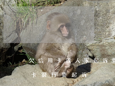 欠信用卡钱人家起诉要签字签不签-欠信用卡银行要起诉