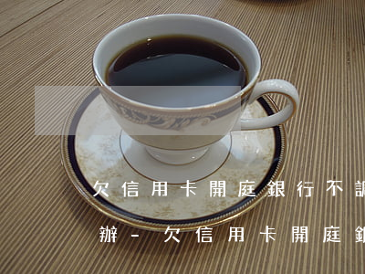 欠信用卡開庭銀行不調(diào)解怎么辦-欠信用卡開庭銀行不調(diào)解怎么辦呢