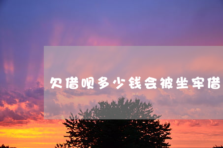 欠借呗多少钱会被坐牢(借呗欠款会判刑吗)