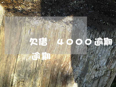 欠借唄4000逾期還款翻倍(借唄欠四萬多逾期)