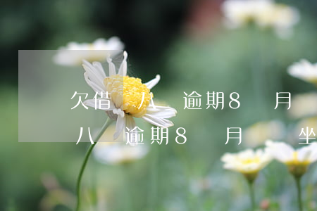 欠借唄八萬逾期8個月還會坐牢嗎-欠借唄八萬逾期8個月還會坐牢嗎知乎