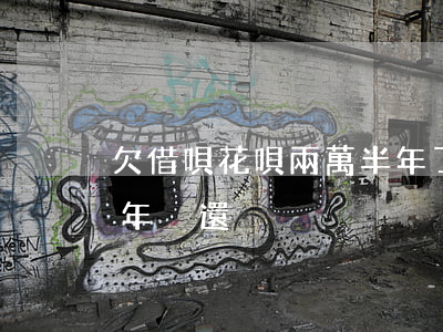 欠借唄花唄兩萬半年了有事嗎(借唄兩萬多兩年沒還)