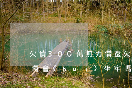 欠債300萬無力償還 欠債300萬無力償還會(huì)坐牢嗎視頻