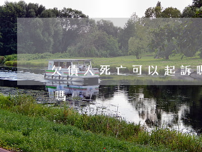 欠債人死亡可以起訴嗎（欠錢人死亡起訴有效嗎）