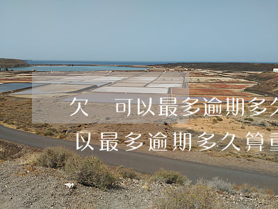 欠債可以最多逾期多久算重大違法-欠債可以最多逾期多久算重大違法行為