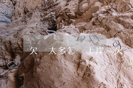 欠債太多怎樣上岸-欠債太多怎樣上岸呢