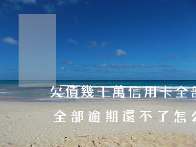 欠債幾十萬信用卡全部逾期(欠信用卡幾十萬全部逾期還不了怎么辦)