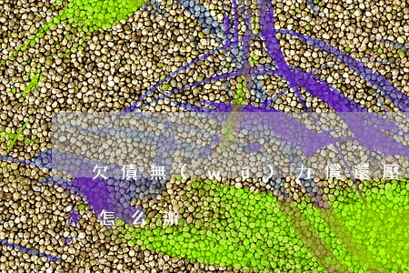 欠債無(wú)力償還壓力山大(欠款壓力大怎么辦)