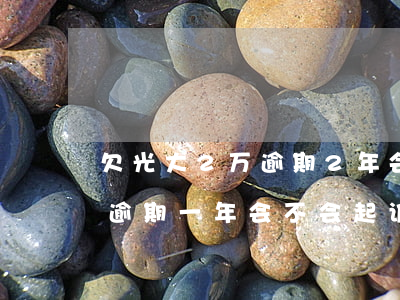 欠光大2万逾期2年会起诉吗(欠光大1万多逾期一年会不会起诉)