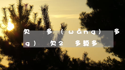 欠兩萬多網(wǎng)貸多嗎(網(wǎng)貸欠2萬多算多嗎)