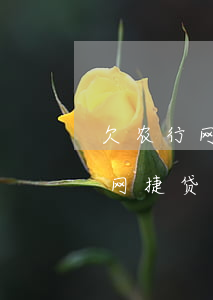 欠农行网捷贷被起诉开庭缺席后果-欠农行网捷贷被起诉开庭缺席后果是什么