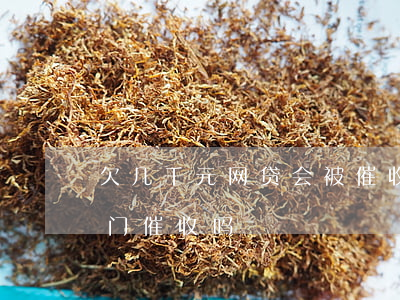 欠几千元网贷会被催收么(欠几千块网贷会上门催收吗)
