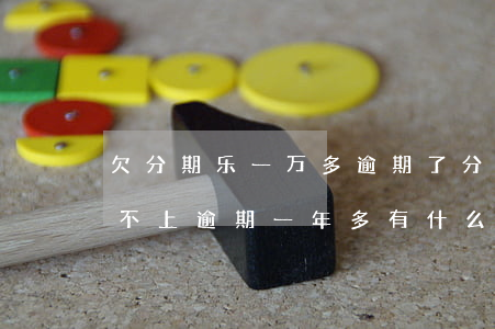 欠分期乐一万多逾期了(分期乐欠了一万多还不上逾期一年多有什么后果)
