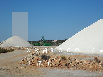 欠及貸3000沒(méi)錢(qián)還了