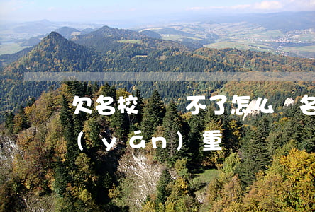 欠名校貸還不了怎么辦 名校貸不還款后果嚴(yán)重