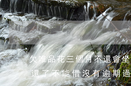 欠唯品花三個月不還會坐牢嗎(為什么唯品花還了不能借,沒有逾期過)