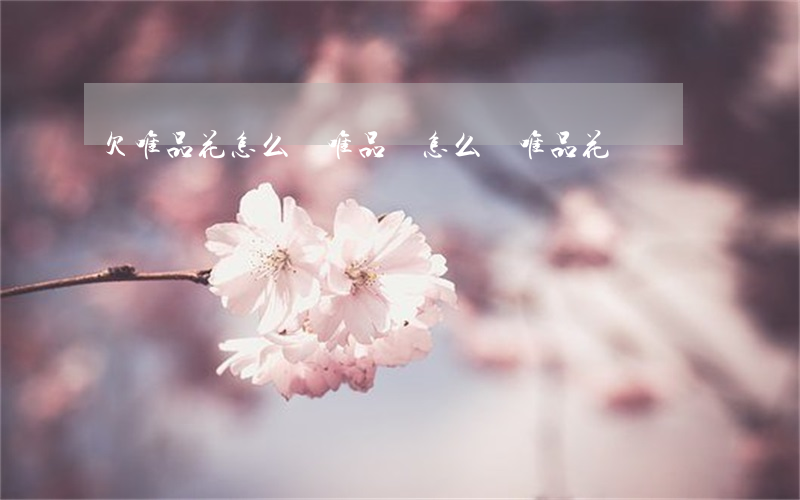 欠唯品花怎么還(唯品會怎么還唯品花)
