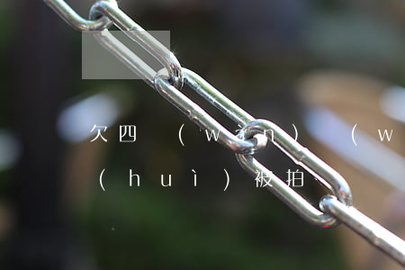欠四萬(wàn)網(wǎng)貸房子會(huì)被拍賣嗎