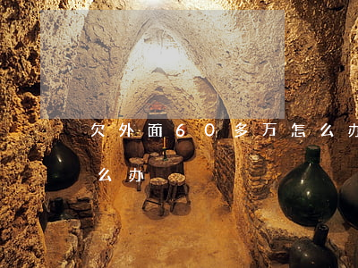 欠外面60多万怎么办-欠了60多万该怎么办