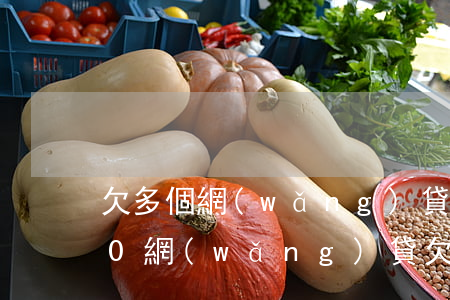 欠多個網(wǎng)貸怎么還工資3000(網(wǎng)貸欠了3000)