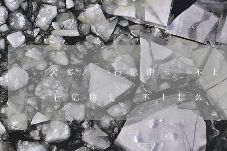 欠多個銀行信用卡還不上怎么辦-欠多個銀行信用卡還不上怎么辦呢