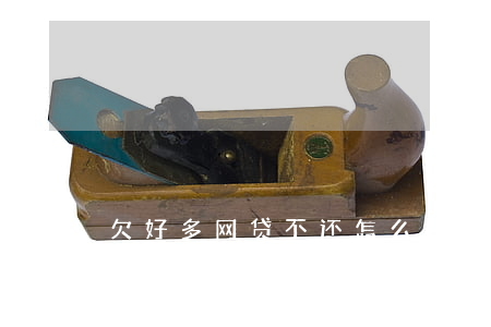 欠好多网贷不还怎么办(欠的网贷太多还不上怎么办)