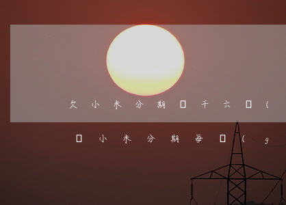 欠小米分期兩千六會(huì)要求全部還嗎(小米分期每個(gè)月幾號(hào)還)