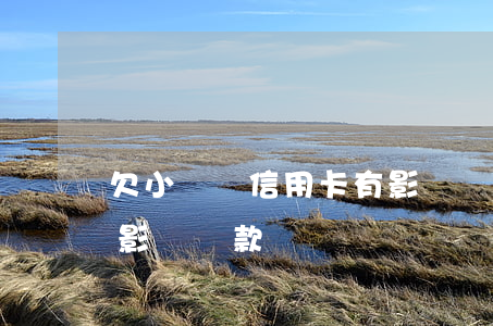 欠小貸對信用卡有影響嗎(如果有信用卡欠款影響貸款嗎)