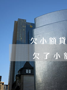 欠小額貸網(wǎng)貸款還不上怎么辦(欠了小額網(wǎng)貸還不上怎么辦)
