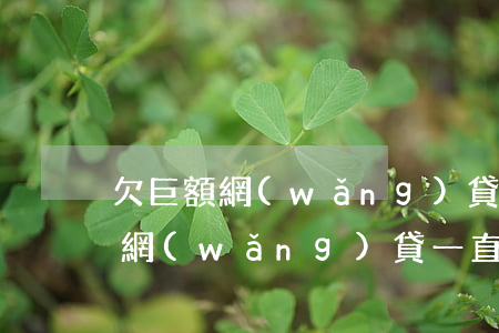 欠巨額網(wǎng)貸還不上要一直拖嗎(網(wǎng)貸一直拖欠不還會(huì)怎樣)