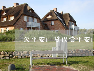 欠平安i贷代偿(平安i贷可以协商还本金吗)