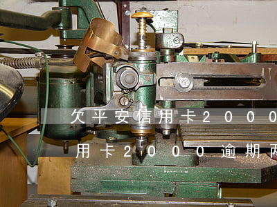 欠平安信用卡2000逾期两年-欠平安信用卡2000逾期两年会怎么样