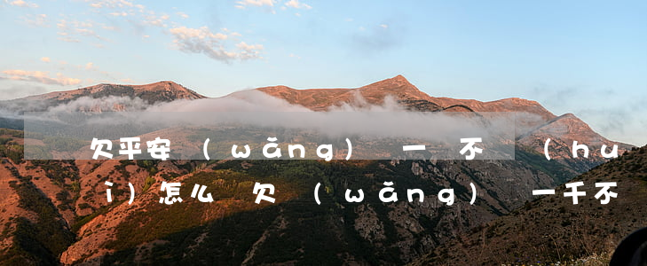 欠平安網(wǎng)貸一萬不還會(huì)怎么樣(欠網(wǎng)貸一千不還了會(huì)怎么樣)