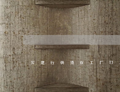 欠建行快贷在工厂打工有公积金