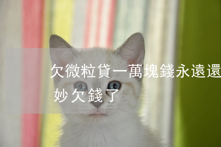 欠微粒貸一萬塊錢永遠還不完(微粒貸莫名其妙欠錢了)