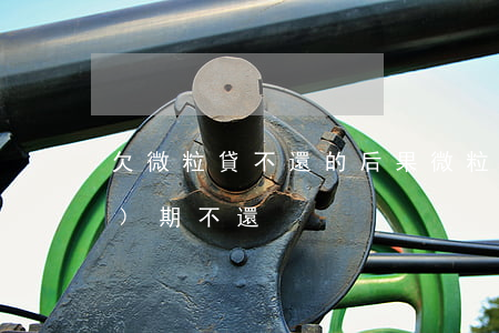 欠微粒貸不還的后果(微粒貸長(zhǎng)期不還)