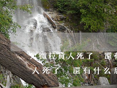 欠微粒貸人死了沒還有什么后果-欠微粒貸人死了沒還有什么后果嗎
