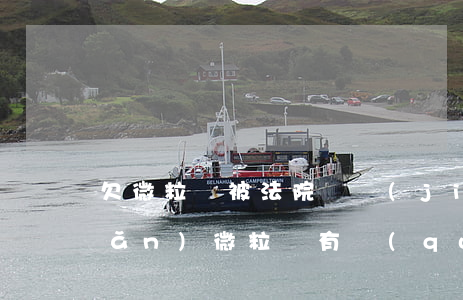 欠微粒貸被法院凍結(jié)房產(chǎn)(微粒貸有權(quán)凍結(jié)房產(chǎn))