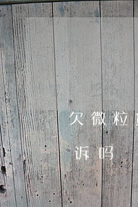 欠微粒贷1万被起诉(微粒贷欠一千一会被起诉吗)