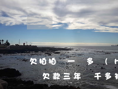 欠拍拍貸一萬多會(huì)被起訴嗎(拍拍貸欠款三年兩千多被起訴會(huì)怎么樣)