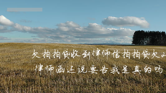 欠拍拍贷收到律师信(拍拍贷欠2千多给我发律师函还说要告我是真的吗?)